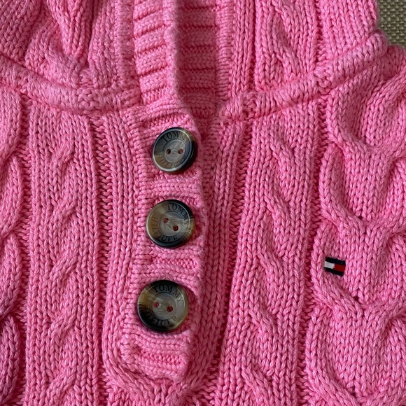 Girls Sz-3T- Pink Cable Knit Cotton Sweater & Old Navy Pull-On Light Boots- Sz-9 - Picture 5 of 16